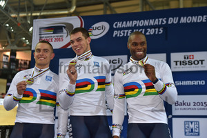 D'ALMEIDA Michael, SIREAU Kevin, BAUGE Gregory: UCI Track Cycling World Championships 2015