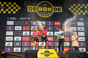 VOLLERING Demi, KOPECKY Lotte, LONGO BORGHINI Elisa: Ronde Van Vlaanderen 2023 - WomenÂ´s Race