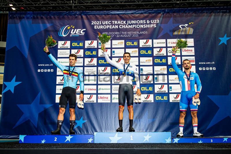 DENS Tuur, CAIXAS Rodrigo, BABOR Daniel: UEC Track Cycling European Championships (U23-U19) – Apeldoorn 2021 