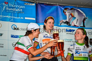 CECCHINI Elena, VOS Marianne, VAN VLEUTEN Annemiek: 29. Thüringen Rundfahrt Frauen 2016 - 5. Stage