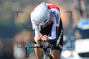 Dominic Von Burg: UCI Road World Championships, Toscana 2013, Firenze, ITT Junior Men