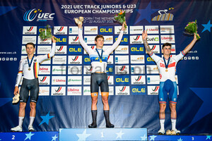TEUTENBERG Tim Torn, ZIJLAARD Maikel, TIDBALL William: UEC Track Cycling European Championships (U23-U19) – Apeldoorn 2021