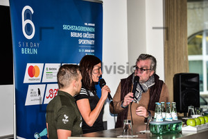 SENSKA Pierre, SCHINDLER Denise, STOLL Christian: Six Day Berlin 2019 - Press Conference