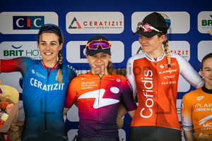 FIDANZA Arianna, PIKULIK Daria, ALZINI Martina: Bretagne Ladies Tour - 4. Stage