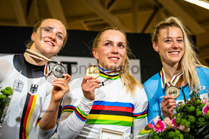 FRIEDRICH Lea Sophie, HINZE Emma, MITCHELL Kelsey: UCI Track Cycling World Championships – Roubaix 2021