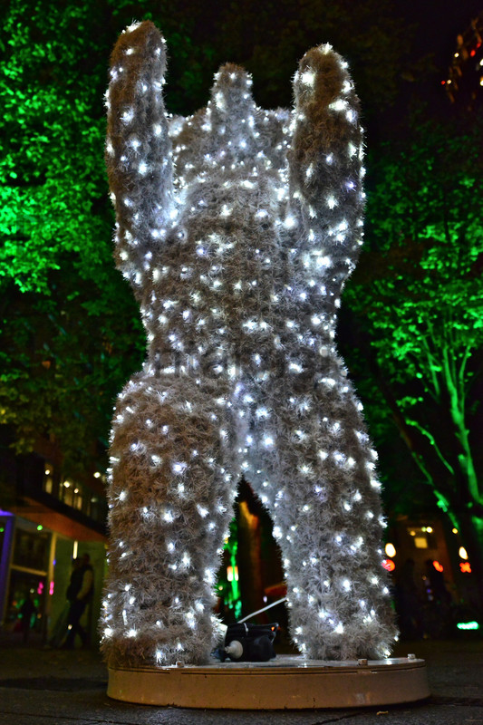 Illuminierter Berliner Bär: 11. Festival Of Lights 2015 