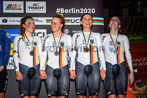 KLEIN Lisa, STOCK Gudrun, BRENNAUER Lisa, BRAUßE Franziska: UCI Track Cycling World Championships 2020