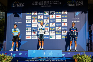 EVENEPOEL Remco, COLBRELLI Sonny, COSNEFROY Benoit: UEC Road Cycling European Championships - Trento 2021
