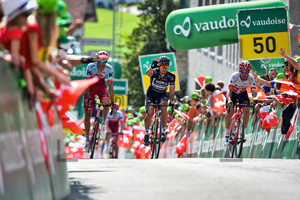 HOLLENSTEIN Reto, SAGAN Peter, DILLIER Silvan: Tour de Suisse 2018 - Stage 6