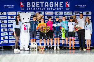 CORDON-RAGOT Audrey, DEMAY Coralie, BROWN Grace, BOOGAARD Maaike, LACH Marta, VIGILIA Alessia: Bretagne Ladies Tour - 3. Stage