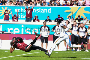 Anthony MAHOUNGOURhein Fire vs. Frankfurt Galaxy Spielfotos 04.06.03.2023