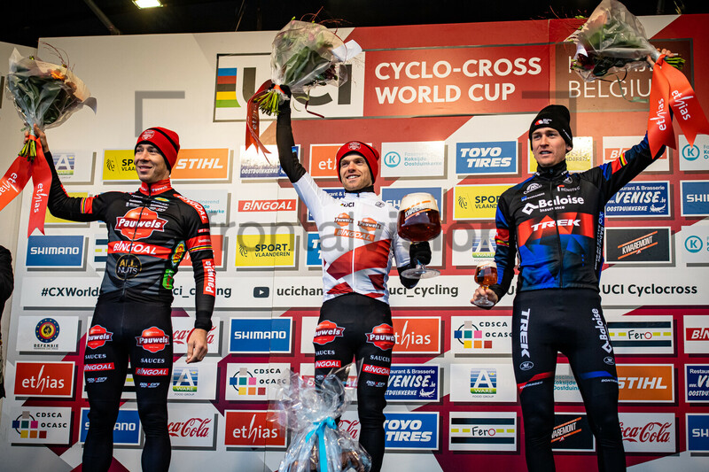 SWEECK Laurens, ISERBYT Eli, AERTS Toon: UCI Cyclo Cross World Cup - Koksijde 2021 