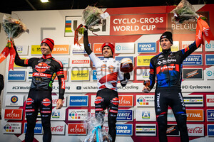 SWEECK Laurens, ISERBYT Eli, AERTS Toon: UCI Cyclo Cross World Cup - Koksijde 2021