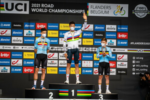 VAN AERT Wout, GANNA Filippo, EVENEPOEL Remco: UEC Road Cycling European Championships - Trento 2021