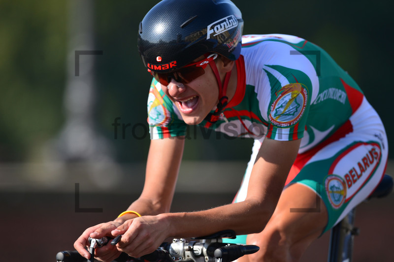 Alaiksandr Riabushenko: UCI Road World Championships, Toscana 2013, Firenze, ITT Junior Men 