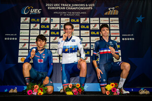 BELLETTA Dario Igor, TARLING Joshua, LE HUITOUZE Eddy: UEC Track Cycling European Championships (U23-U19) – Apeldoorn 2021
