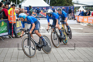 AFFINI Edoardo, CATTANEO Mattia, SOBRERO Matteo: UEC Road Cycling European Championships - Drenthe 2023