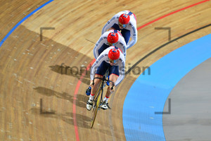 Team Great Britain: UEC Track Cycling European Championships, Netherlands 2013, Apeldoorn, Team Sprint, Qualifying and Finals, Men