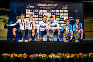 MASCHKE Malte, ZIPPAN Nicolas, CHARLTON Josh, GIDDINGS Joshua, KOBLIZEK Matyas, KADLEC Milan: UEC Track Cycling European Championships (U23-U19) – Apeldoorn 2021