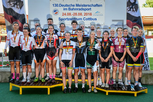 Mix Team Brandenburg, ARGE Baden Württemberg, LV Berlin: Track German Championships 2016