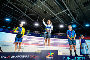 STARIKOVA Olena, HINZE Emma, VECE Miriam: UEC Track Cycling European Championships – Munich 2022