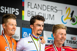 VAN BAARLE Dylan, ALAPHILIPPE Julian, HUNDAHL Michael Valgren: UCI Road Cycling World Championships 2021