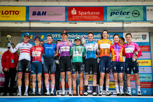 All Leader Jerseys: LOTTO Thüringen Ladies Tour 2023 - 4. Stage