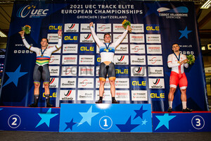 LIGTLEE Sam, HOOGLAND Jeffrey, RAJKOWSKI Patryk: UEC Track Cycling European Championships – Grenchen 2021