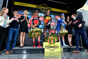 VAN AVERMAET Greg, GILBERT Philippe, TERPSTRA Niki: Ronde Van Vlaanderen 2017