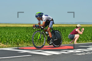 Alexander Nairo Quintana Rojas: 11. Stage, ITT from Avranches to Le Mont Saint Michel