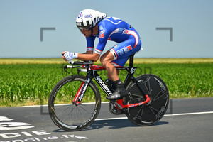 Thibaut Pinot: 11. Stage, ITT from Avranches to Le Mont Saint Michel