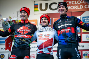 SWEECK Laurens, ISERBYT Eli, AERTS Toon: UCI Cyclo Cross World Cup - Koksijde 2021