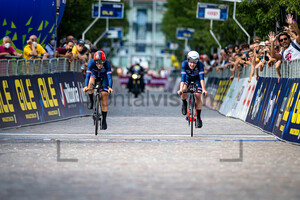 VERHULST Gladys, DEMAY Coralie, DUVAL Eugénie: UEC Road Cycling European Championships - Trento 2021