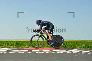Alejandro Valverde: 11. Stage, ITT from Avranches to Le Mont Saint Michel