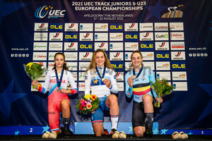 IVANCHENKO Alena, BACKSTEDT Zoe, VANHOVE Marith: UEC Track Cycling European Championships (U23-U19) – Apeldoorn 2021