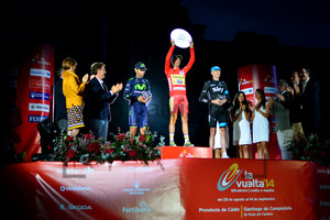 Alejandro Valverde , Alberto Contador, Chris Froome: Vuelta a EspaÃ±a 2014 – 21. Stage