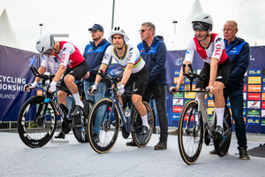 JACOBS Johan, BISSEGGER Stefan, CHRISTEN Fabio: UEC Road Cycling European Championships - Drenthe 2023