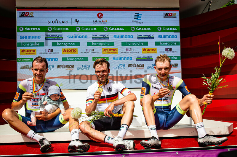 KOCH Jonas, SCHACHMANN Maximilian, ZIMMERMANN Georg: National Championships-Road Cycling 2021 - RR Men 