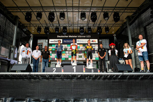 TEUTENBERG Tim Torn, KRETSCHY Moritz, THEILER Ole: National Championships-Road Cycling 2023 - ITT U23 Men