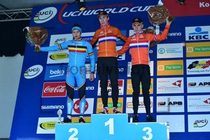 JASPERS Jappe, DEKKER Jens, GROOT Mitch: UCI-WC - CycloCross - Koksijde 2015