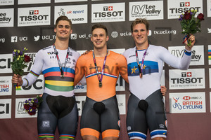 GLAETZER Matthew, LAVREYSEN Harrie, HOOGLAND Jeffrey: UCI Track Cycling World Cup 2018 – London