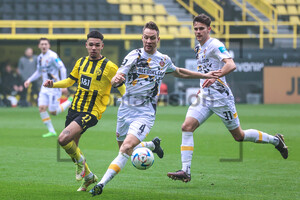 Tim Knipping, Justin Njinmah Borussia Dortmund U23 vs. Dynamo Dresden 3. Liga 12.03.2023