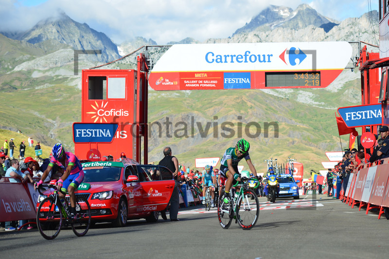 David Arroyo: Vuelta a Espana, 16. Stage, From Graus To Sallent De Gallego Ã Aramon Formigal 