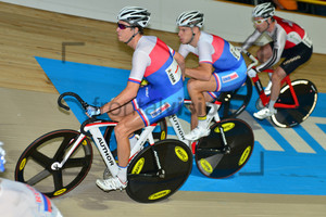 Jiri Hochmann, Martin Blaha: UEC Track Cycling European Championships, Netherlands 2013, Apeldoorn, Madison, Qualifying, Men