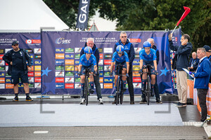 LA BELLA Eleonora, TONIOLLI Alice, VENTURELLI Federica: UEC Road Cycling European Championships - Drenthe 2023