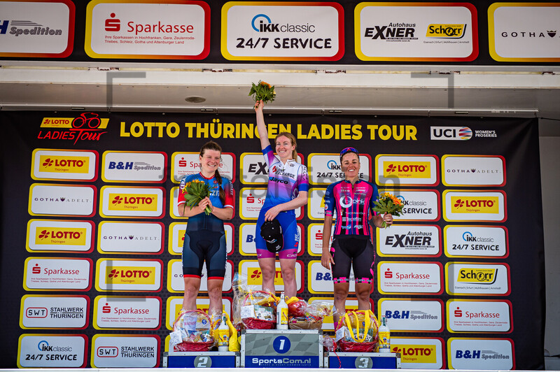 LACH Marta, MANLY Alexandra, ZANARDI Silvia: LOTTO Thüringen Ladies Tour 2022 - 6. Stage 