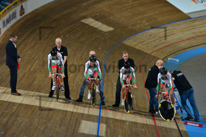 Team Belarus: UEC Track Cycling European Championships, Netherlands 2013, Apeldoorn, Team Pursuit, Qualifying Ã&#144; Finals, Men