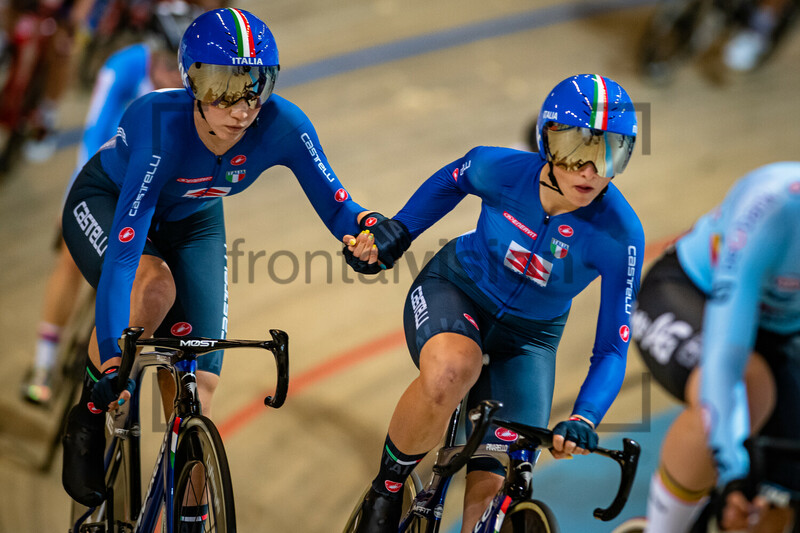 CONSONNI Chiara, FIDANZA Martina: UEC Track Cycling European Championships (U23-U19) – Apeldoorn 2021 