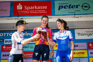 WIEBES Lorena, KOPECKY Lotte, ROSEMAN-GANNON Ruby: LOTTO Thüringen Ladies Tour 2023 - 6. Stage