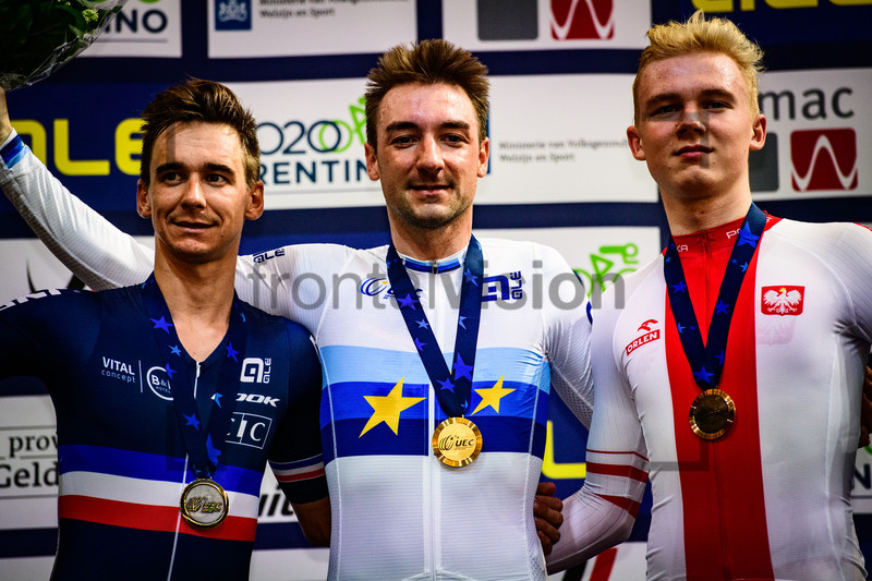 COQUARD Bryan, VIVIANI Elia, PROKOPYSZYN Filip: UEC Track Cycling European Championships 2019 – Apeldoorn 
